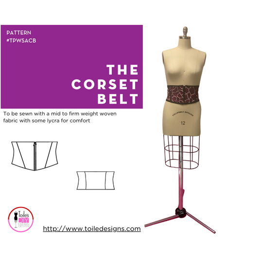 Corset Belt Sewing Pattern